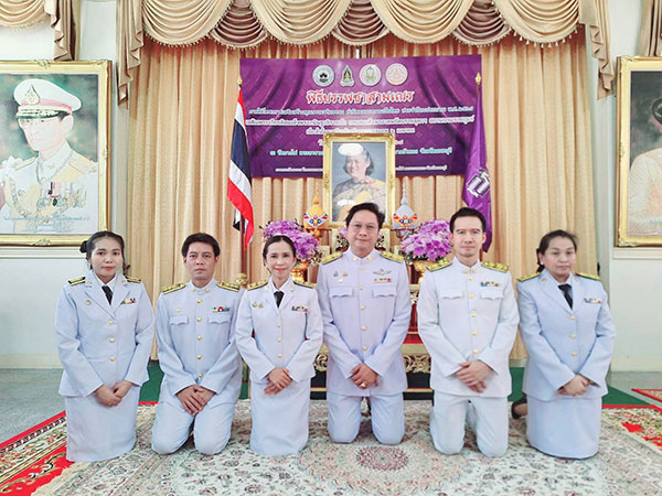 นครปากเกร็ด เข้าร่วมพิธีเจริญพระพุทธมนต์และพิธีบรรพชาสามเณรฯ ประจำปีงบประมาณ ๒๕๖๘